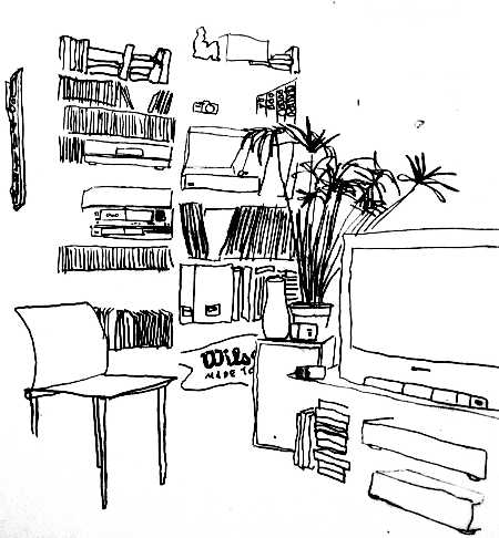 carnet_dessin living-room by théotime gerber